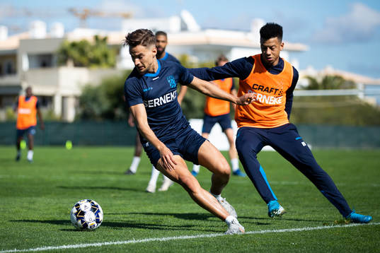 IFK Göteborgs Amin Affane och Tobias Sana