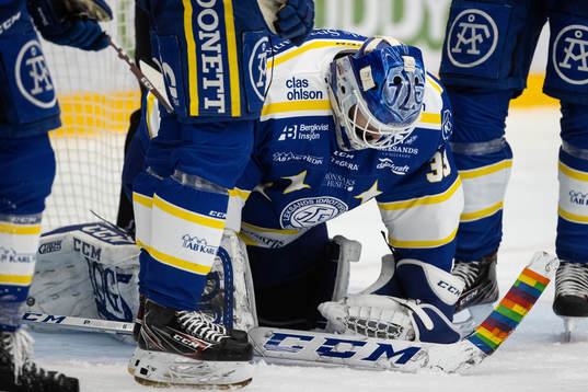 Leksands målvakt Axel Brage