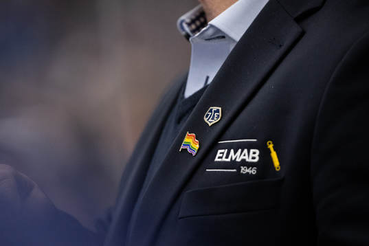 Pridepin på Leksands assisterande tränare Gunnar Persson