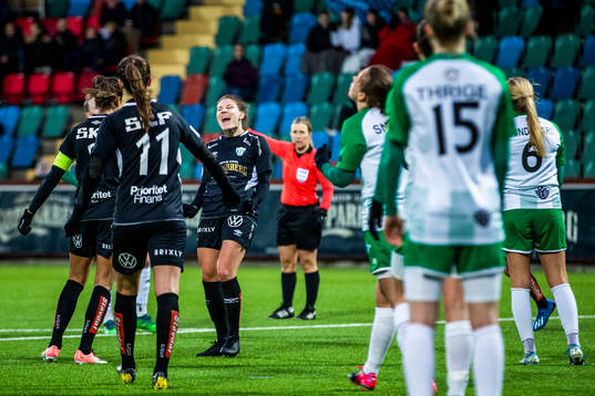 Göteborgs Natalia Kuikka jublar