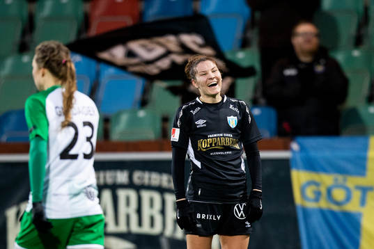 Göteborgs Natalia Kuikka jublar