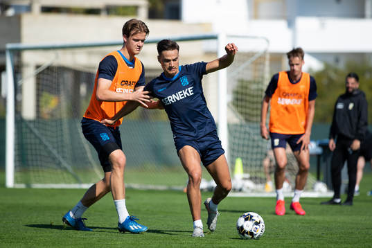 IFK Göteborgs August Erlingmark och Amin Affane