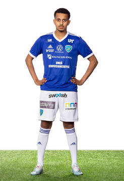 Umeås Yoel Embaye poserar för ett porträtt den 18 februari 2020 i Umeå.