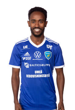 Umeås Beneyam Belye Demte poserar för ett porträtt den 18 februari 2020 i Umeå.