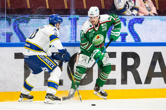 Leksands Johan Fransson och Rögles Dominik Bokk