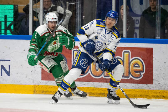 Rögles Kodie Curran och Leksands Jon Knuts