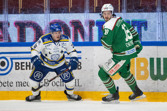 Leksands Patrik Zackrisson och Rögles Dennis Everberg