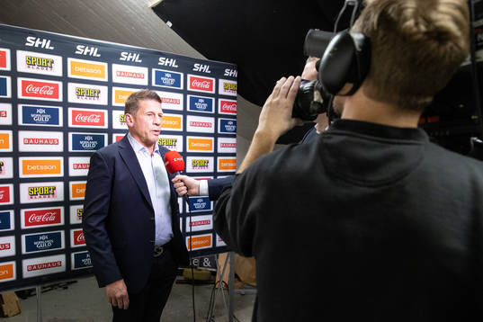 Leksands tränare Ulf Samuelsson i intervju hos C more
