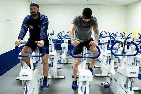 Leksands Mattias Karlsson och Leksands Johan Fransson