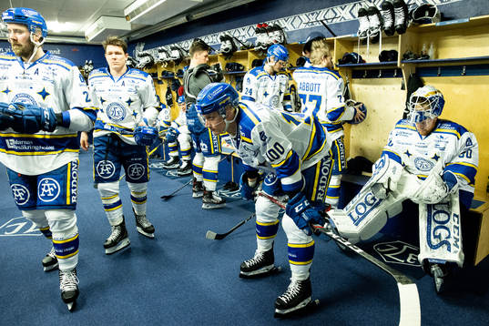 Leksands Mattias Karlsson och Patrik Zackrisson och Martin