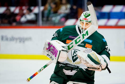 Färjestads målvakt Markus Svensson