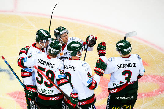Frölundas Ryan Lasch jublar