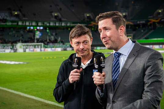 Jon Dahl Tomasson, head coach of Malmö FF is interviewed