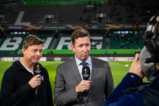 Jon Dahl Tomasson, head coach of Malmö FF is interviewed