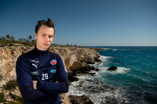 Helsingborgs Alex Timossi Andersson poserar för ett porträtt