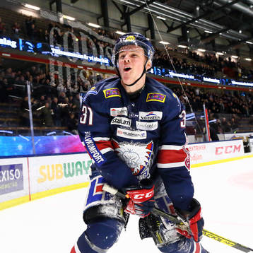 Linköpings Olle Lycksell jublar