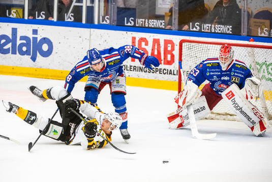 Oskarshamns Nichlas Torp och Skellefteås Robin Alvarez