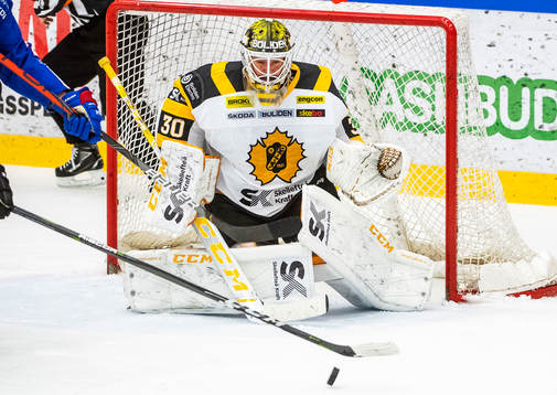 Skellefteås målvakt Gustaf Lindvall
