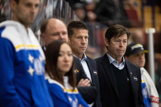 Leksands assisterande tränare Gunnar Persson och tränare