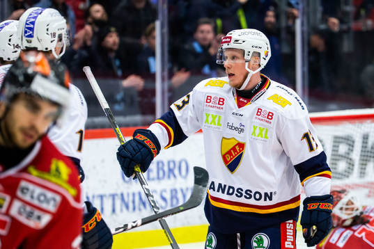 Djurgårdens Kalle Östman jublar