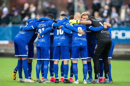 IFK Göteborgs spelare samlas