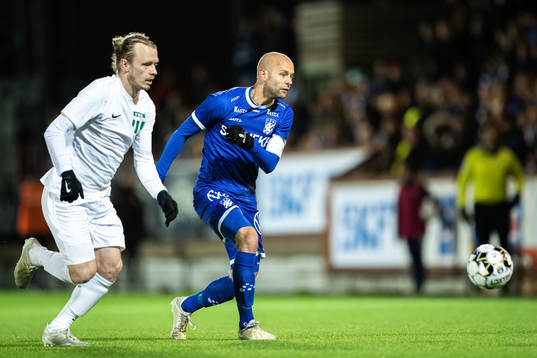 Västerås Jesper Florén och IFK Göteborgs Robin Söder