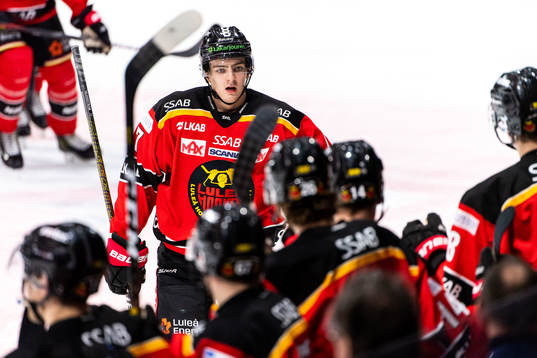 Luleås Isac Brännström jublar