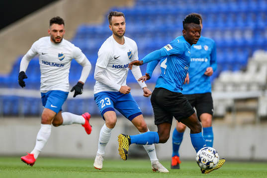 IFK Norrköpings Andreas Blomqvist och Halmstads Thomas