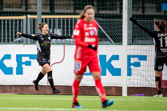 Göteborgs Natalia Kuikka jublar