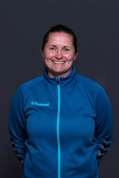 Bente Dalum Nordby, goalkeeper coach of LSK Kvinner, poses for a portrait