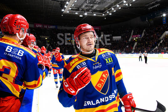 Djurgårdens Marcus Högström jublar