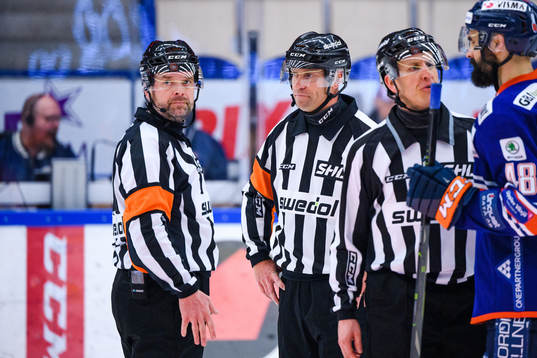 Domare Sören Persson och Patrik Sjöberg