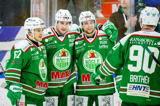 Rögles Leon Bristedt , Kodie Curran, Daniel Zaar och Ted