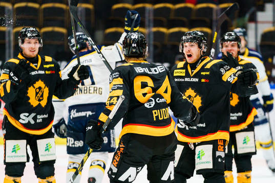 Skellefteås Jonathan Pudas, Niclas Burström och Jesper