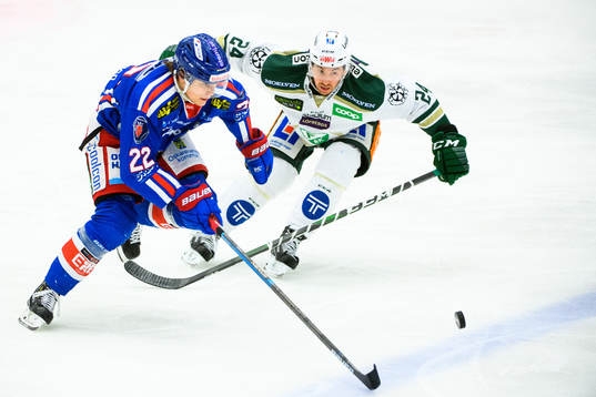 Oskarshamns John Dahlström och Färjestads Jonathon Blum
