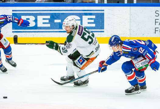 Oskarshamns John Dahlström och Färjestads Linus Johansson
