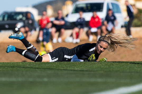 Goalkeeper Adelaide Anne Gay of Klepp