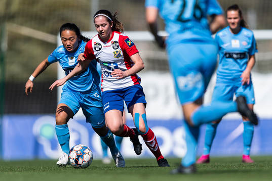 Maria Sørenes of Avaldsnes and Selma Hernes of Lyn