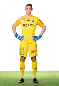 Örgrytes målvakt David Olsson poserar för ett porträtt den 26 februari 2020 i Göteborg.