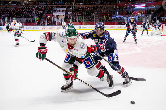 Linköpings Broc Little och Frölundas Daniel Torgersson