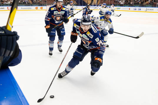 Växjös Pontus Holmberg och Växjös Linus Högberg och