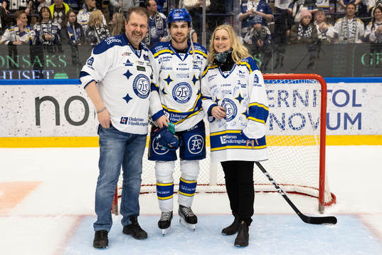 Leksands Oskar Lang utsedd till matchens lirare