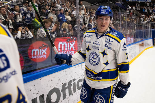 Leksands Lucas Nordsäter  jublar