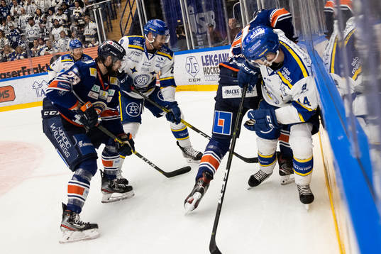 Växjös Roman Horak och Leksands Mattias Karlsson och