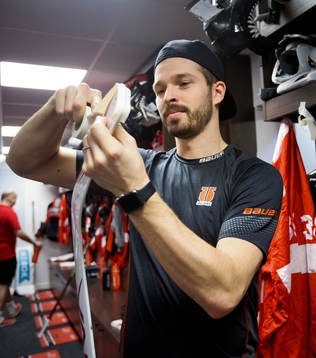 Örebros målvakt Dominik Furch