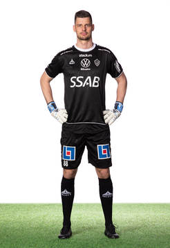 Brages målvakt Peter Rosendal poserar för ett porträtt den 28 februari 2020 i Borlänge.