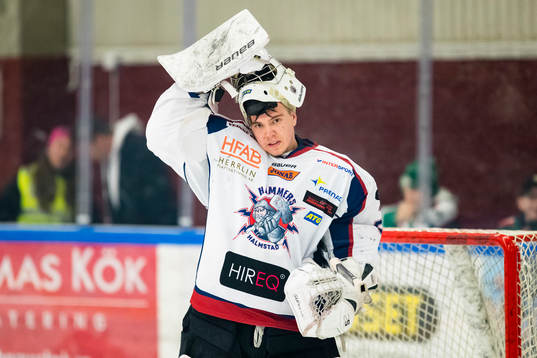 Halmstads målvakt Anton Malmborg