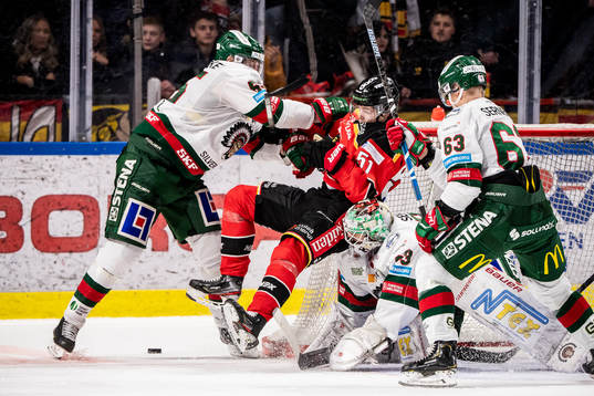 Frölundas David Printz och Luleås Filip Hållander