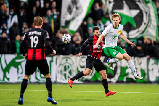 Brommapojkarnas Alexander Seger och Hammarbys Tim