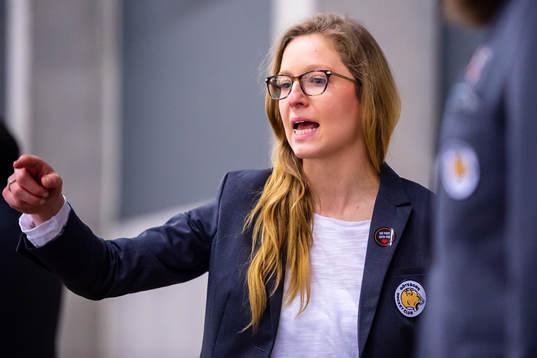 Göteborgs HC assisterande tränare Stefanie Mckeough